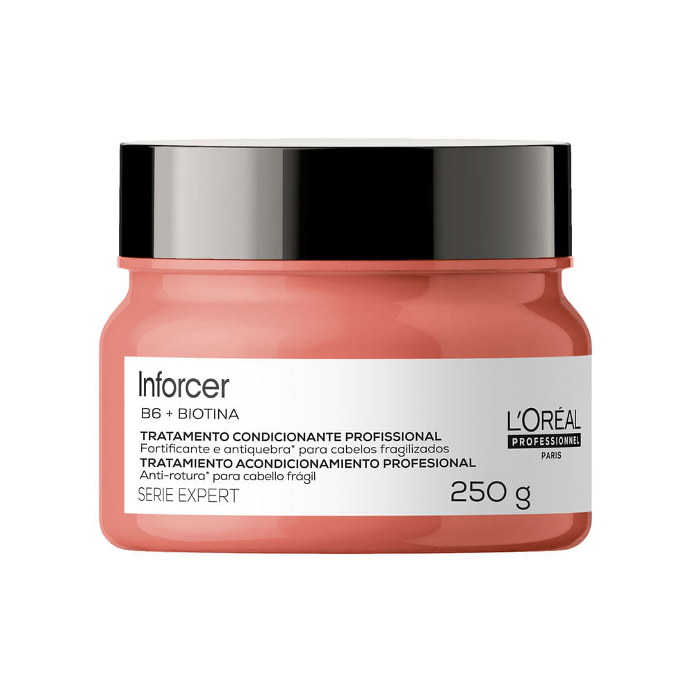 Kit LOréal Professionnel Serie Expert Inforcer- Shampoo 300 ml + Máscara 250 g + Óleo 90 ml