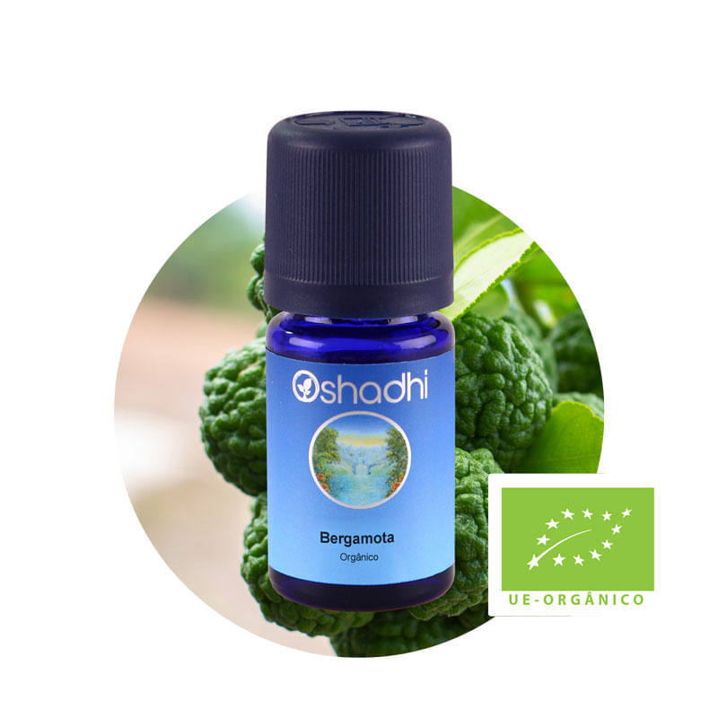 Óleo Essencial de Bergamota Orgânico 5ml Oshadhi