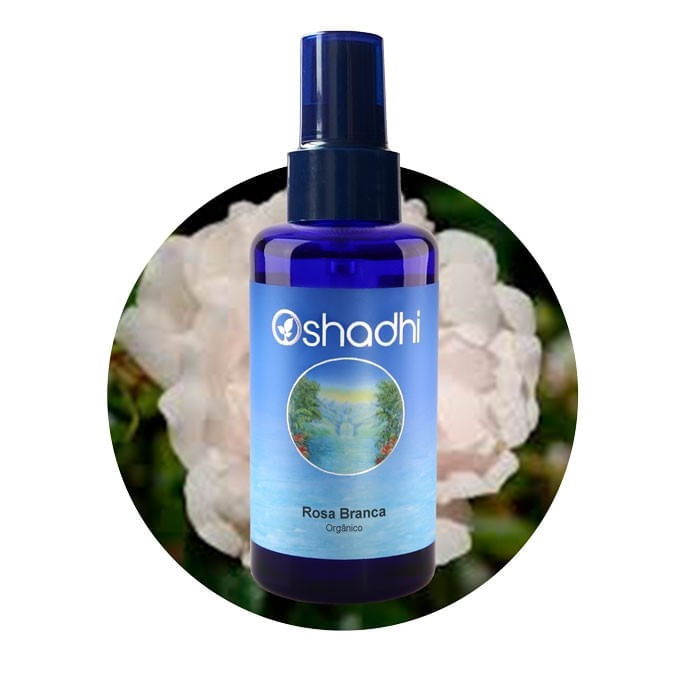 Hidrolato de Rosa Branca Alba Orgânico 100ml
