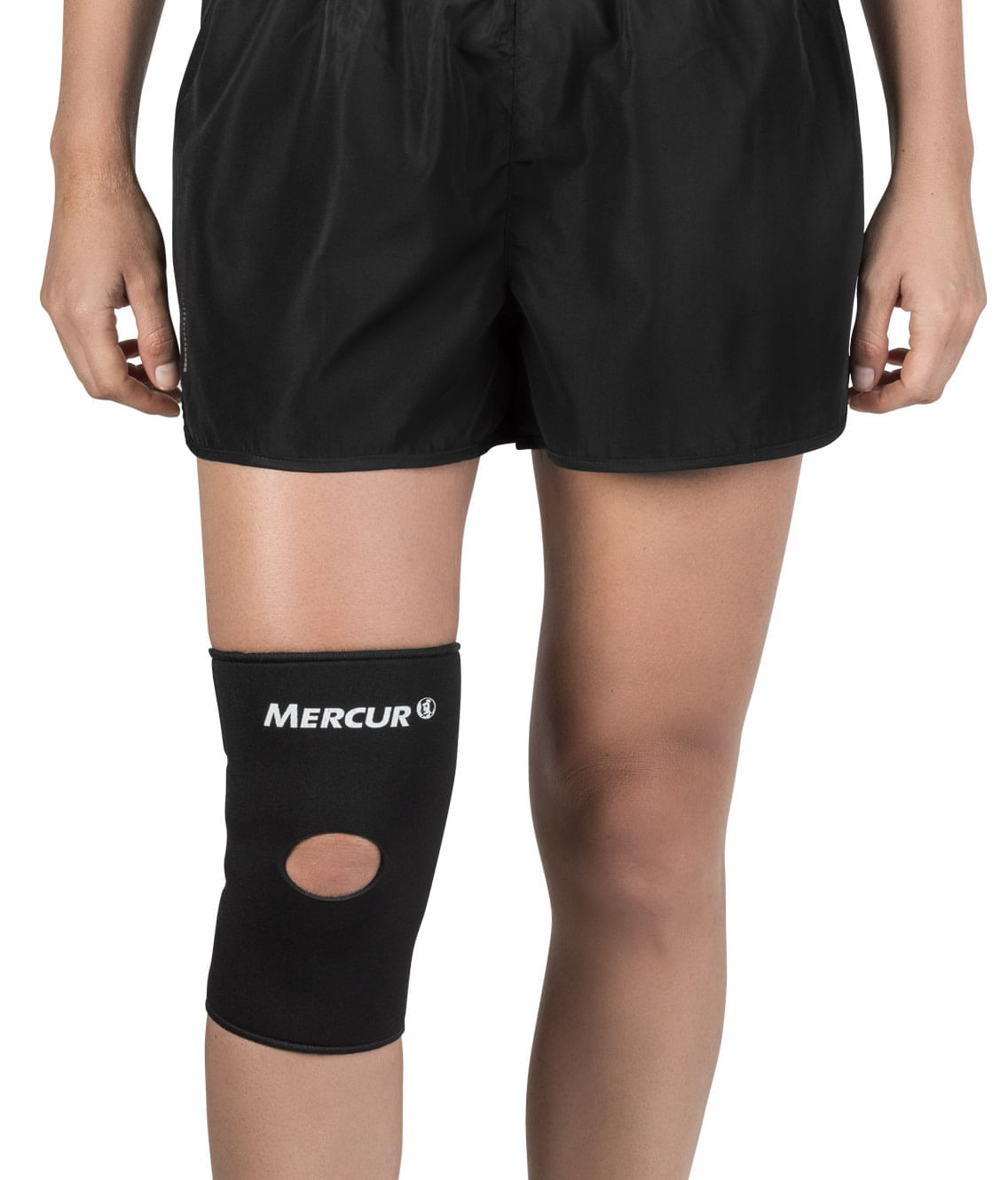 Joelheira Esporte com Orifício Mercur P