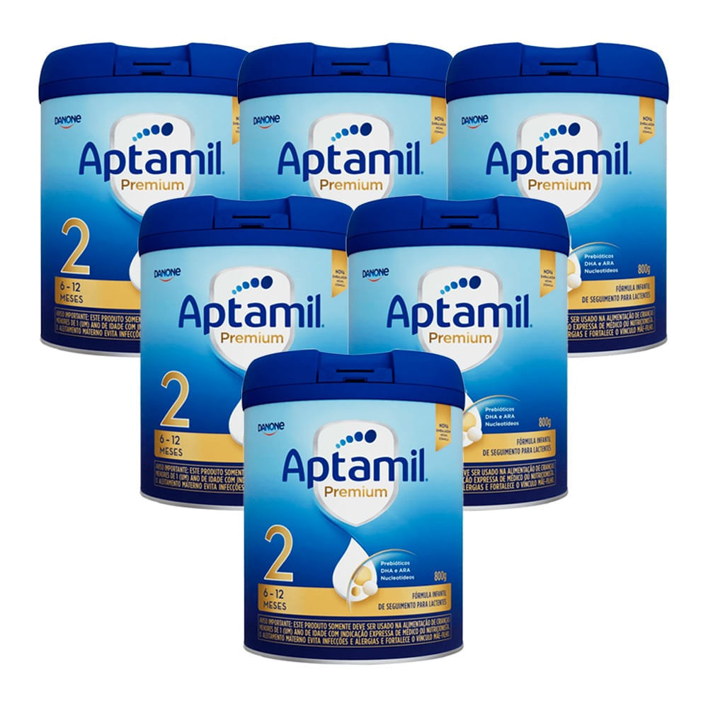 Kit 6 unidades - Aptamil Premium 2