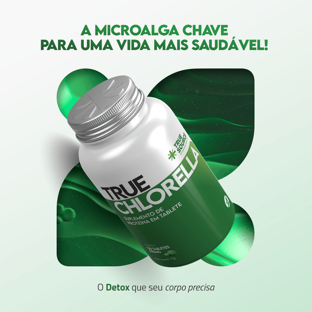 Encontraproduto.com.br - True Chlorella 120 Tabletes 600mg True Source