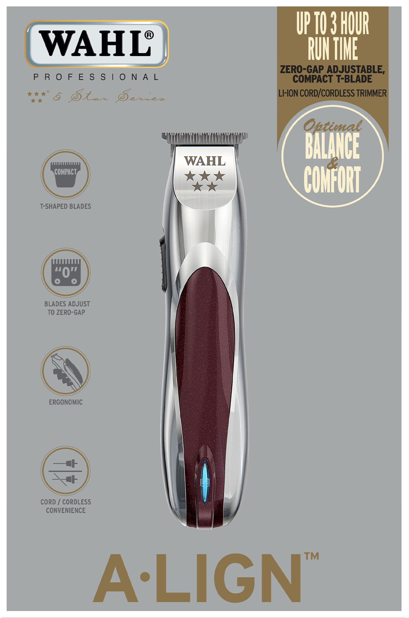 Máquina de Acabamento Wahl  HI-VIZ CORDLESS Bivolt