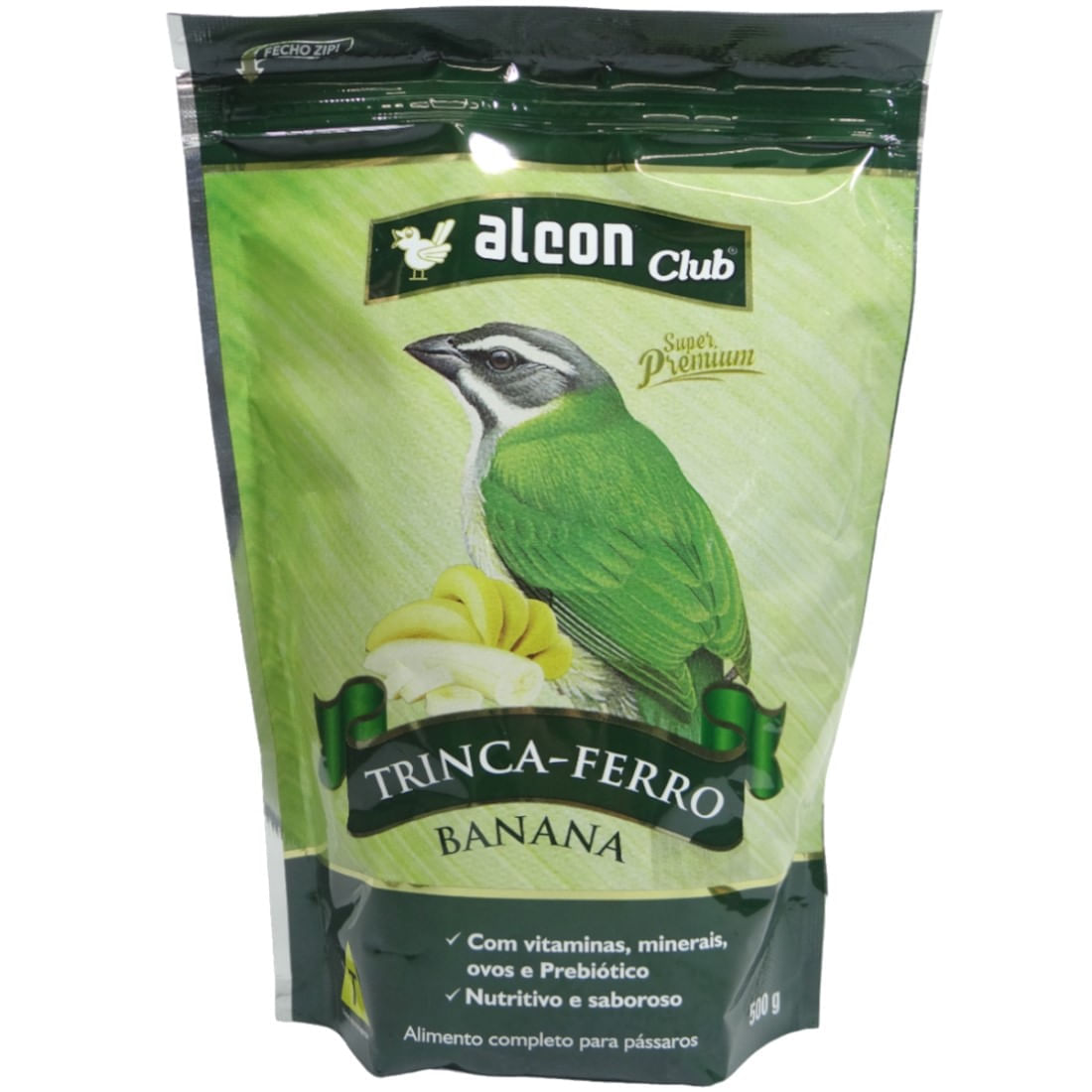 ALCON CLUB TRINCA-FERRO BANANA 500G KIT COM 4