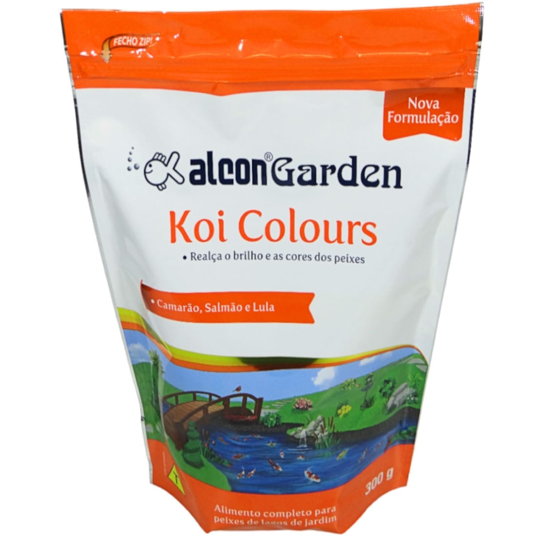 ALCON GARDEN KOI COLOURS 300G RAÇÃO PARA PEIXES KIT COM 5