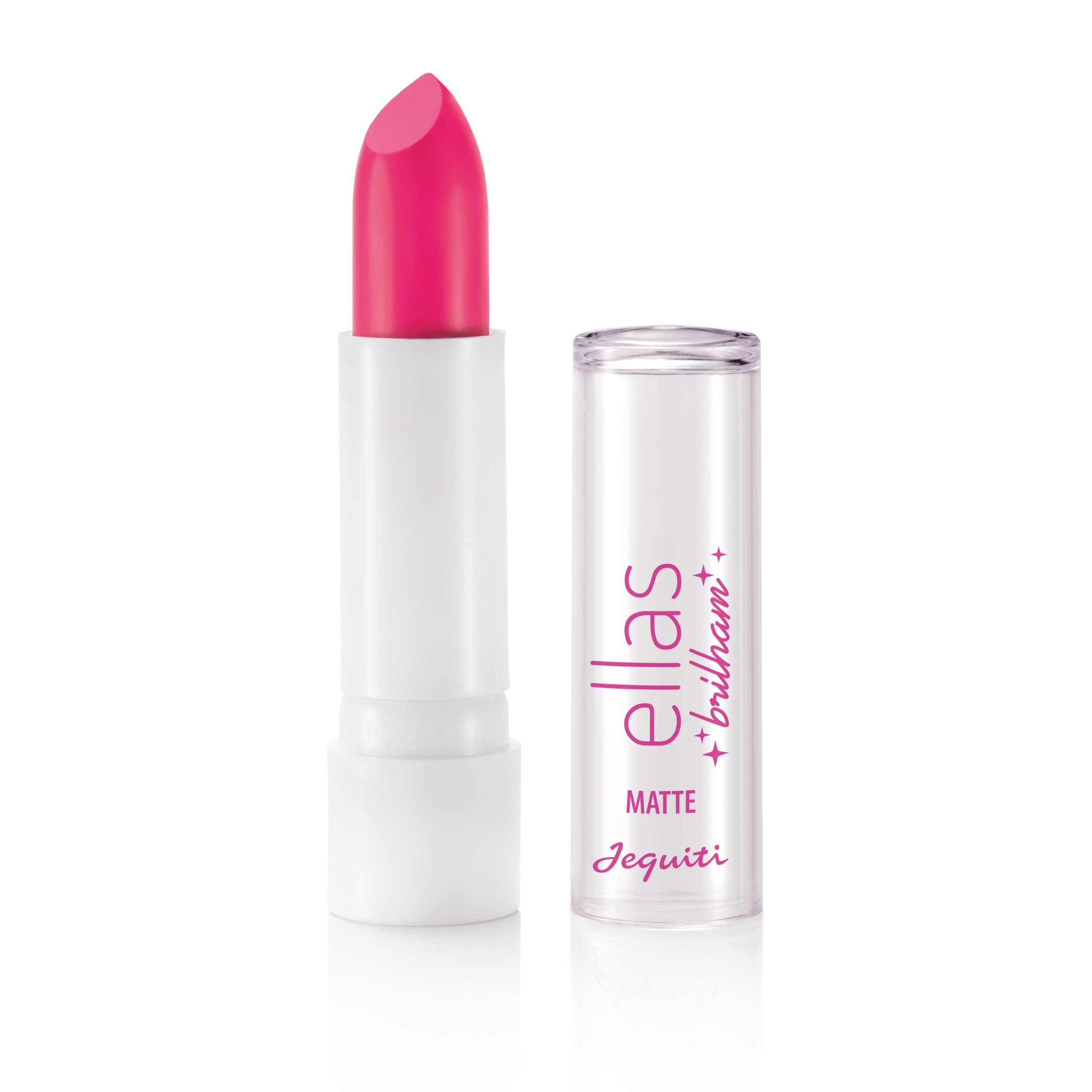 Batom Matte  Rosa Tropical Ellas Brilham  3,5 g