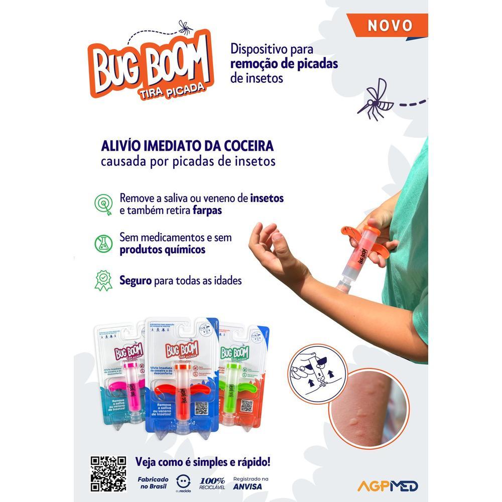 Seringa Tira Picada Laranja Rosa - Bug Boom