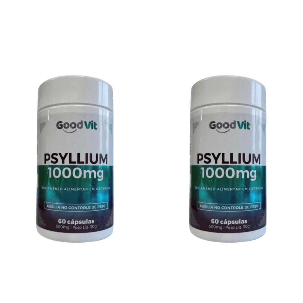 Kit C/2 Psyllium C/60 Cápsulas - Good vit