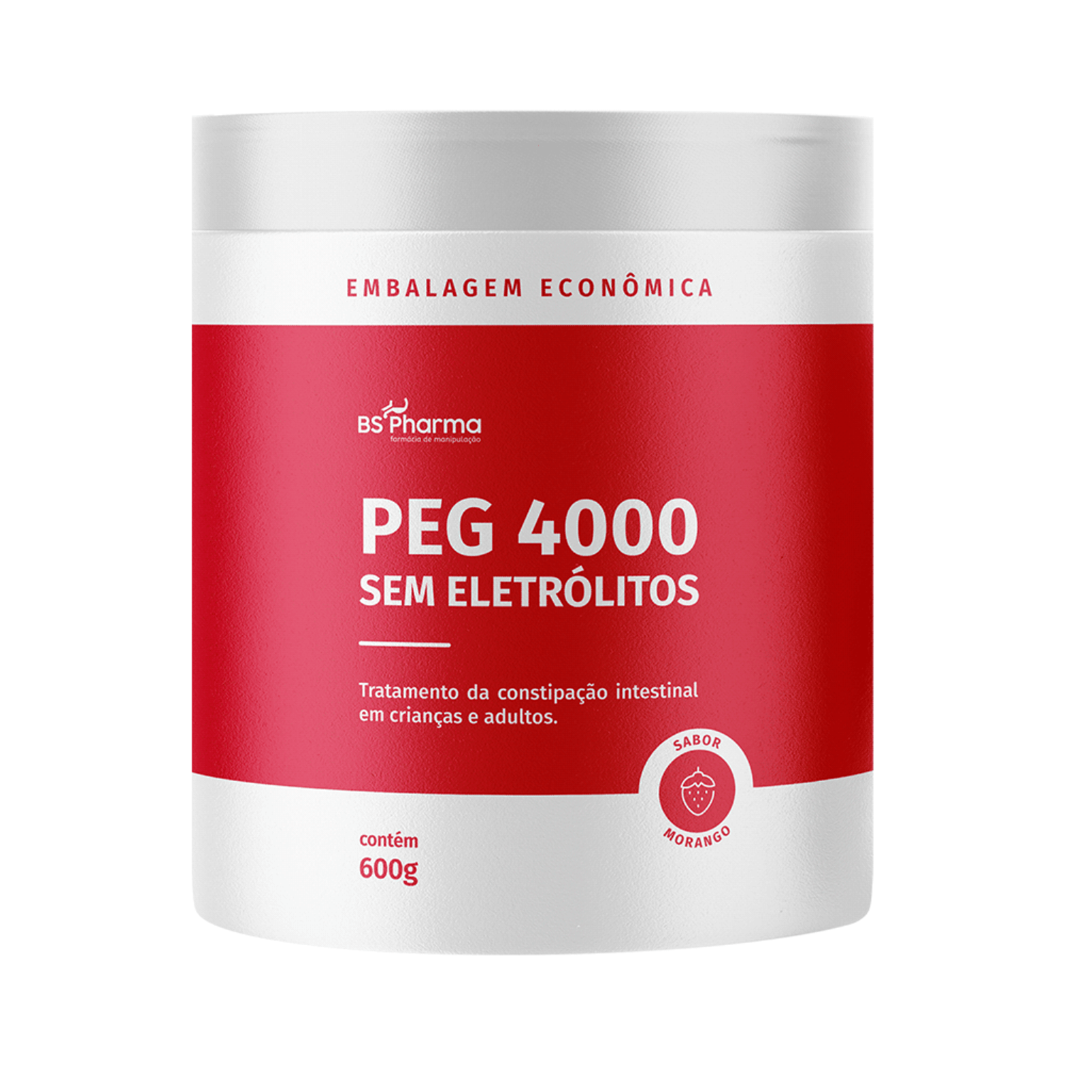 PEG 4000 Embalagem Econômica - Morango
