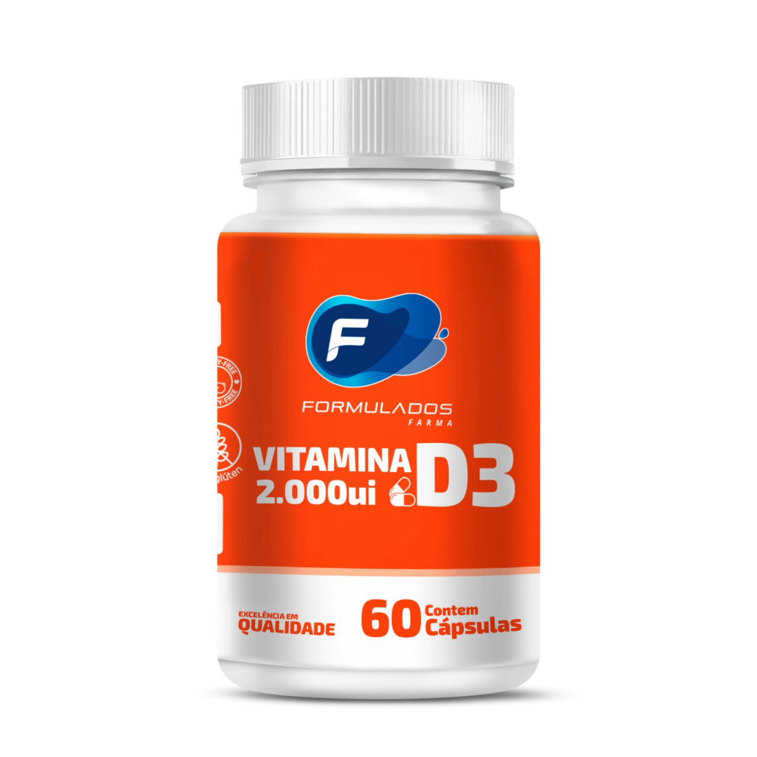 Vitamina D3 2.000UI - 60 Cápsulas