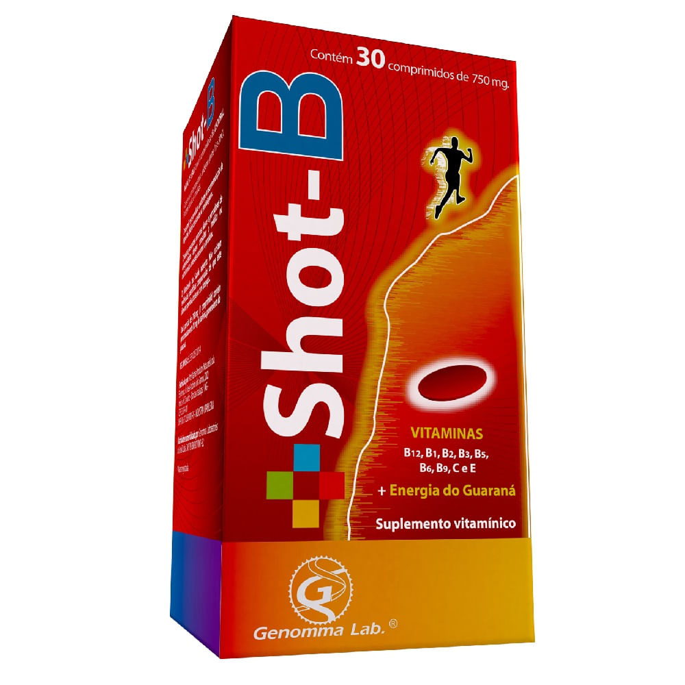 Polivitamínico Shot B 30 Comprimidos