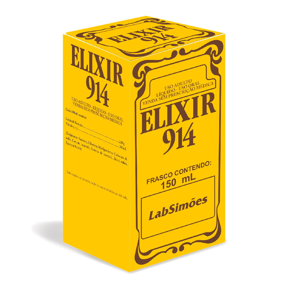 Elixir 914 Solução Oral Frasco 150ml