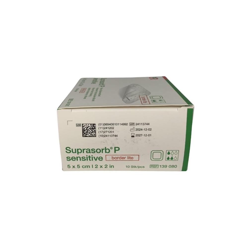 Encontraproduto.com.br - Suprasorb P Sensitive Border Lite 5x5cm - Lohmann & Rauscher