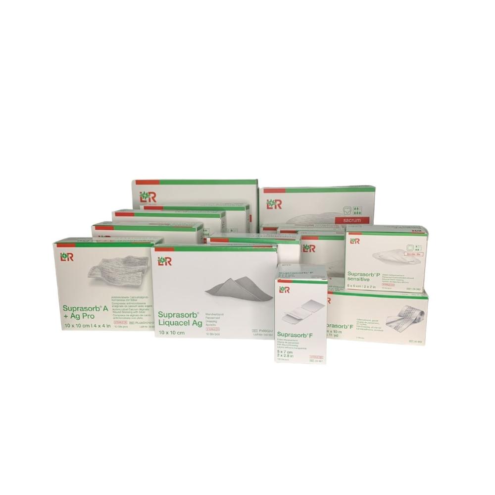 Encontraproduto.com.br - Suprasorb P Sensitive Border Lite 5x5cm - Lohmann & Rauscher