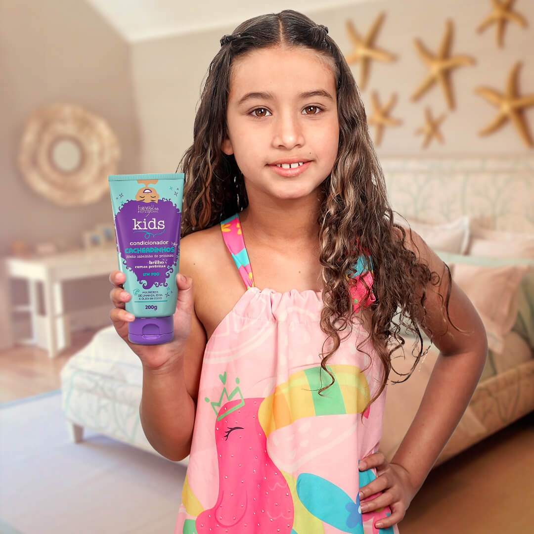 Condicionador Infantil Cachinhos Forever Kids 200g