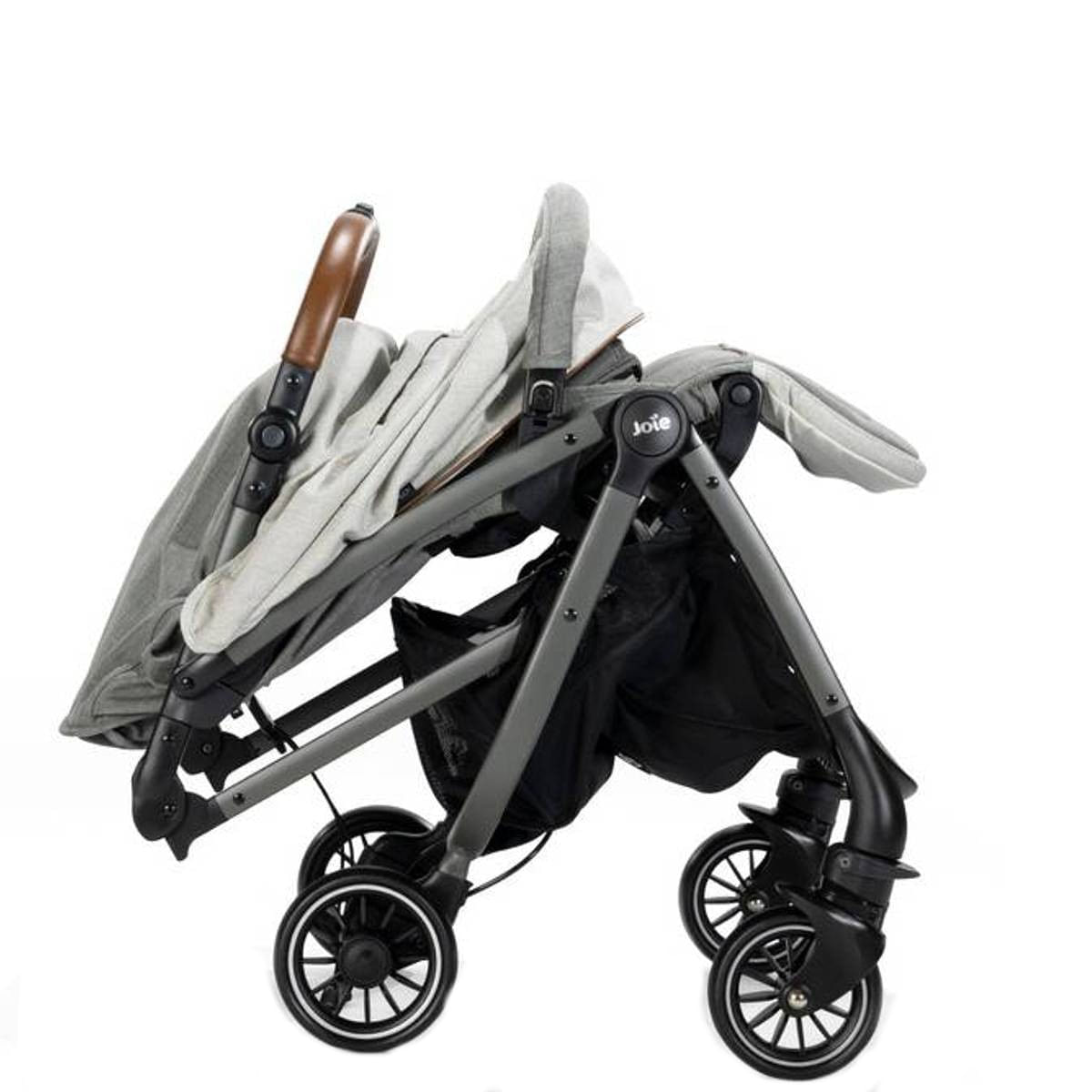 Encontraproduto.com.br - Carrinho de Bebe Passeio Reclinável 0 Meses Até 15Kg Tourist Signature Cinza Carbon Joie