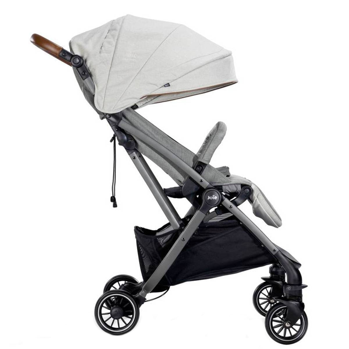 Encontraproduto.com.br - Carrinho de Bebe Passeio Reclinável 0 Meses Até 15Kg Tourist Signature Cinza Carbon Joie