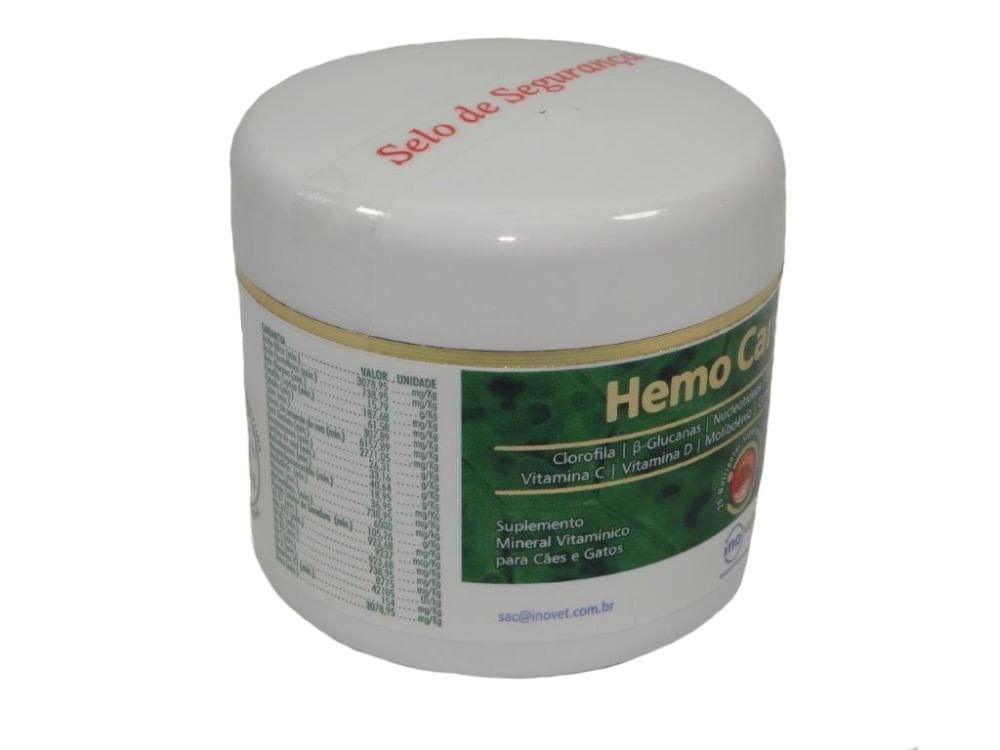 Hemo Care Green Suplemento para Cães e Gatos C/ 30 cápsulas- Inovet