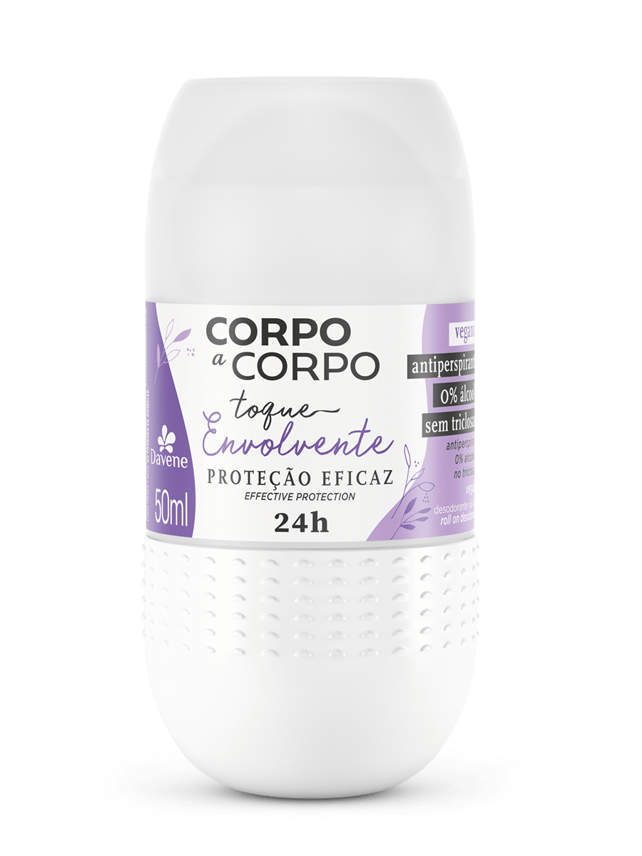 Desodorante Antiperspirante Roll On  Corpo a Corpo Envolvente 50ml