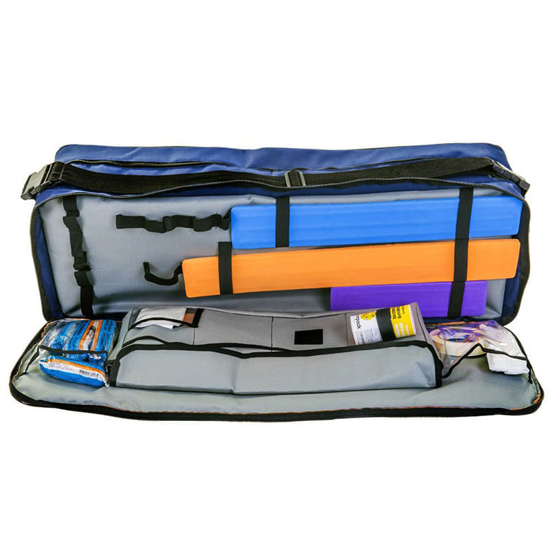 Bolsa para Resgate Laranja e Azul G Completa